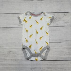 3/6m Baby Boden Giraffe Bodysuit